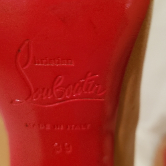 Christian louboutin two tone square-toe pumps - Picture 5 of 8